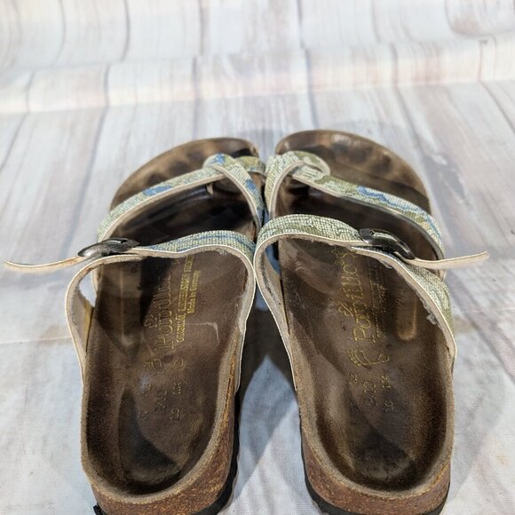 Papillio by Birkenstock Women's Toe Loop Mosaic Floral Sandals Size 6 - Picture 3 of 7